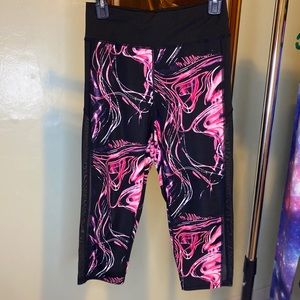 Black & pink Leggings